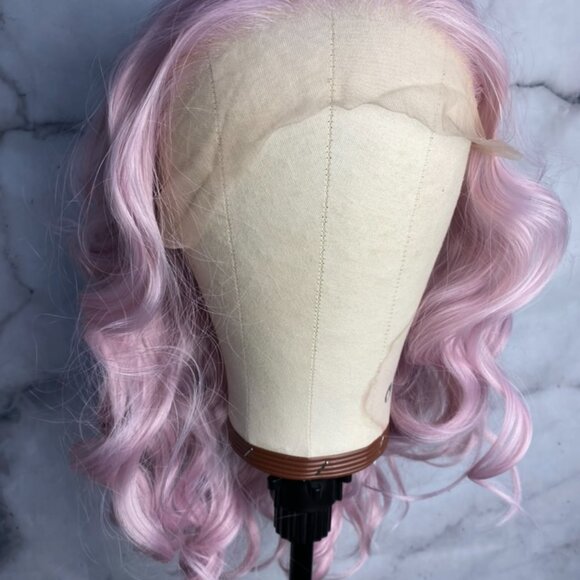 Pink WigBob Wig Pink Lace Front Wig
